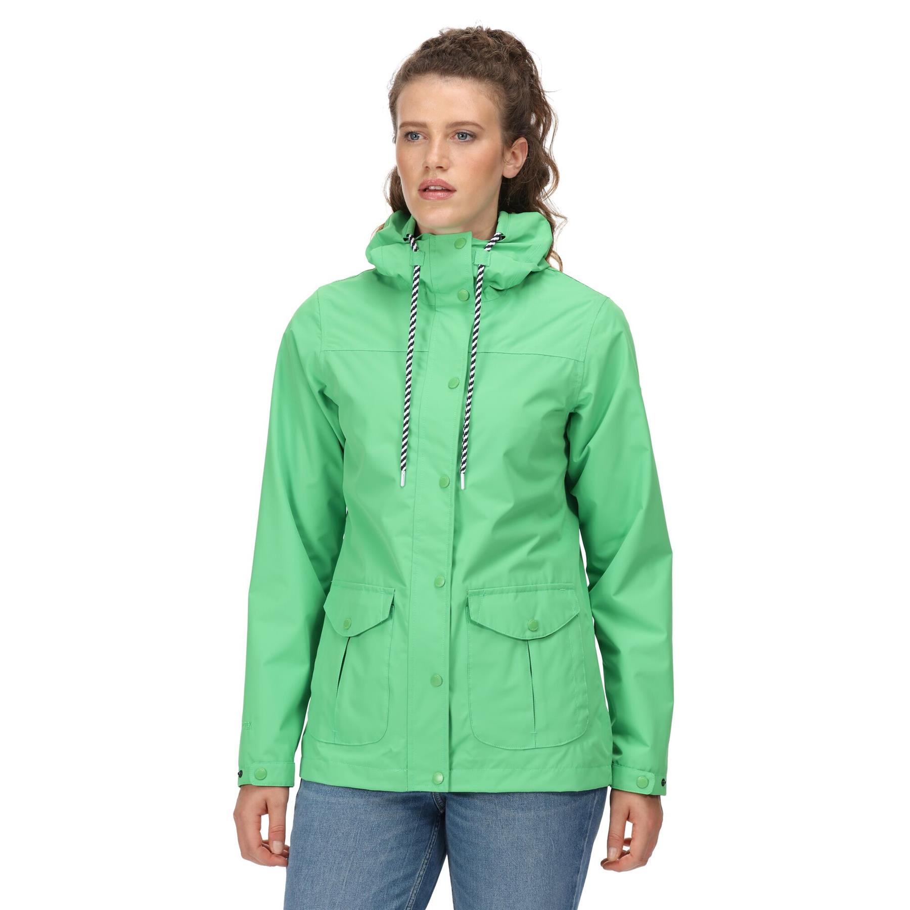 Regatta Womens Ladies Breathable Bayarma Waterproof Jacket Coat Taped Seams 