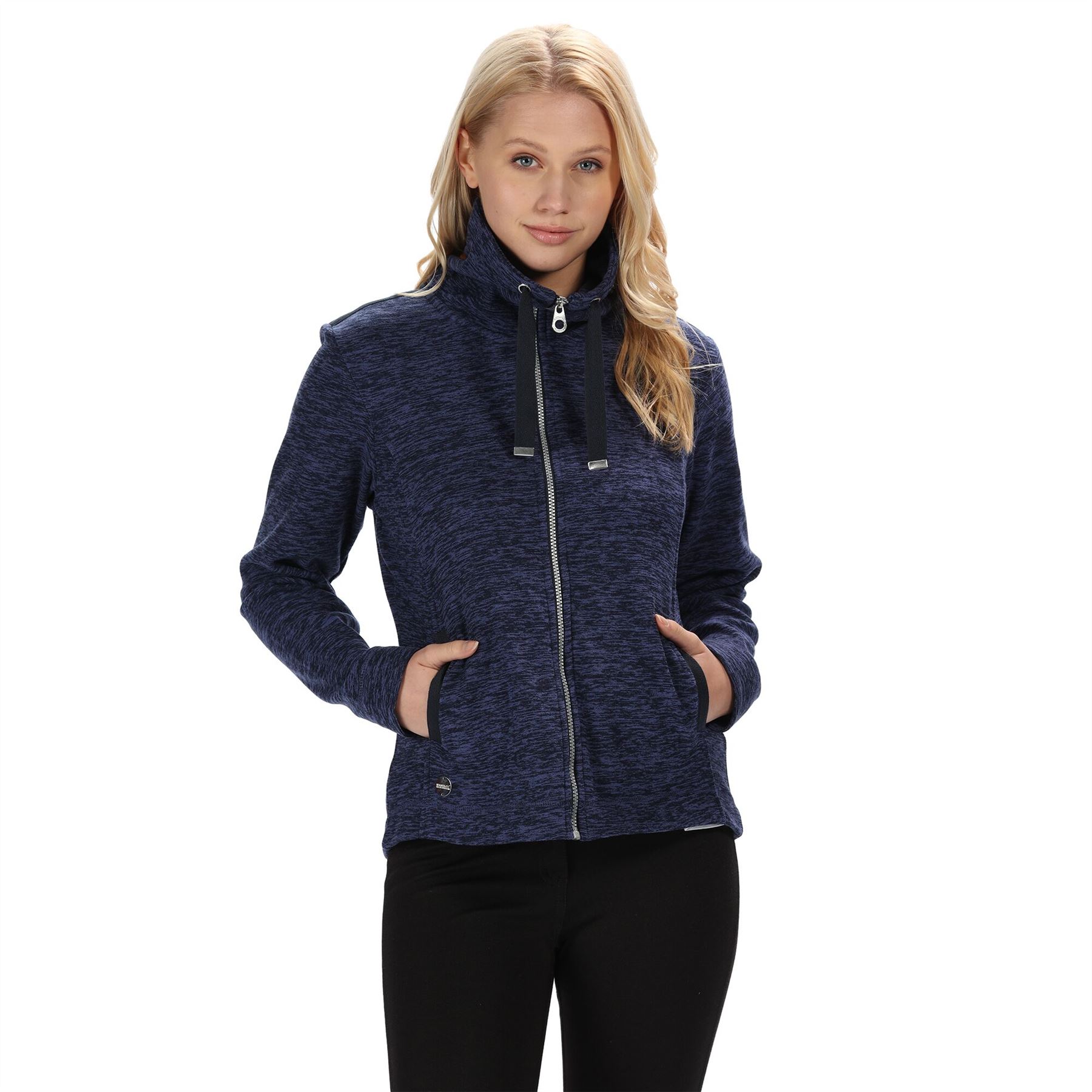 Regatta Hazy Blue Womens Zyranda Ezri Lightweight Full Zip Micro Fleece ...