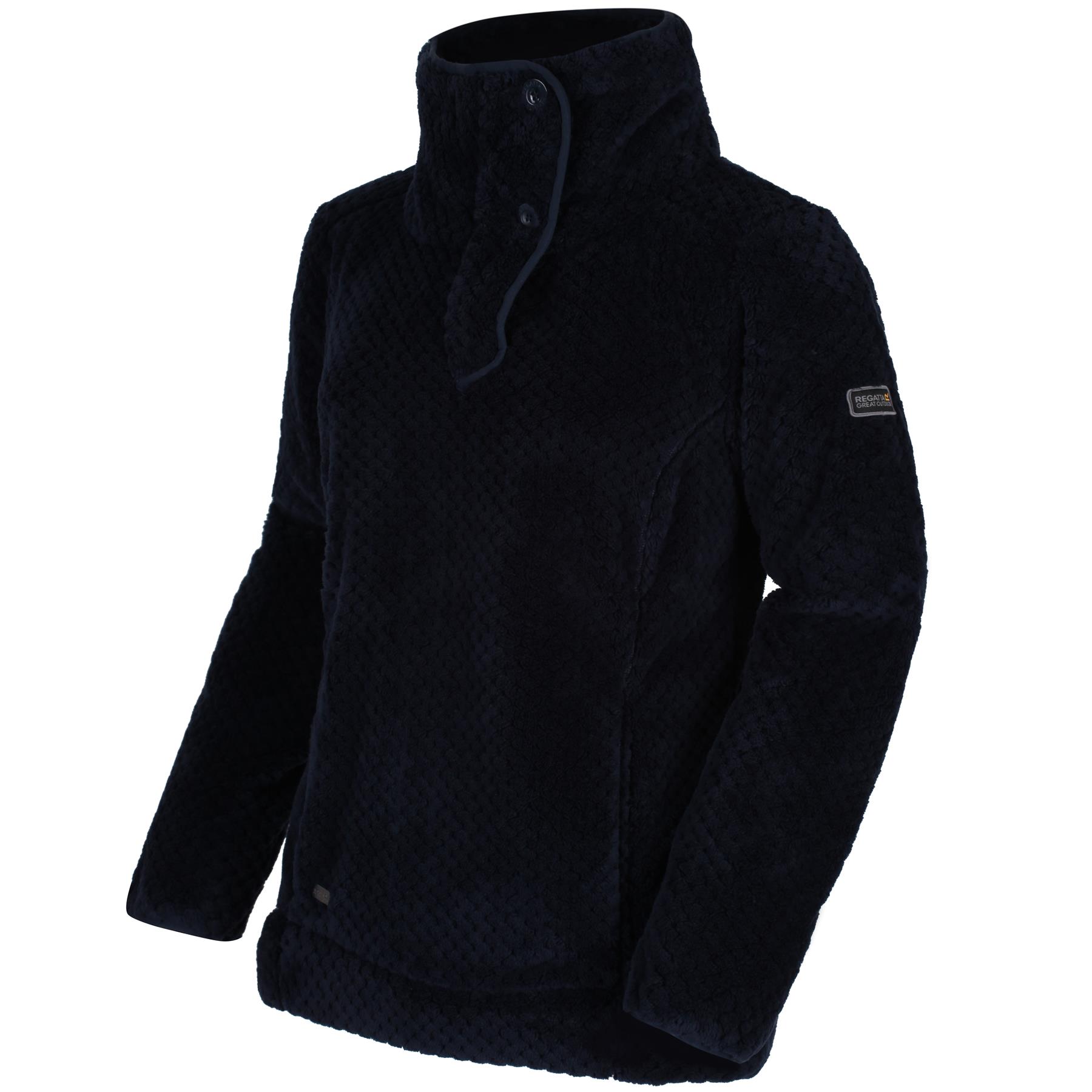 Regatta Womens Ladies Heze Fleece Teddy Bear light weight 2 Pockets Button up