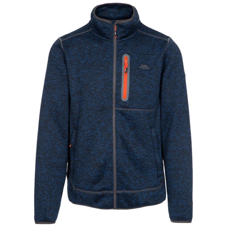 Chaqueta de lana Trespass para hombre con cremallera completa para mujer caminar senderismo informal Bingham - Imagen 7 de 8
