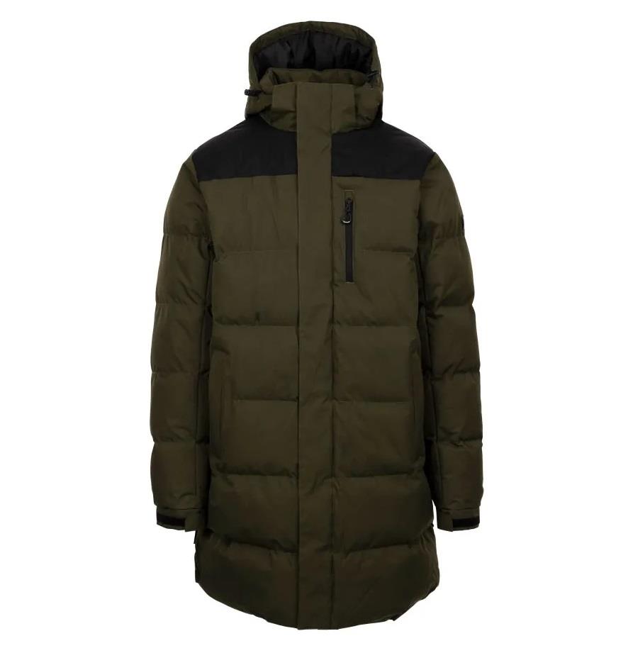 Trespass Mens Clipster Long Warm Padded Coat - Picture 4 of 6