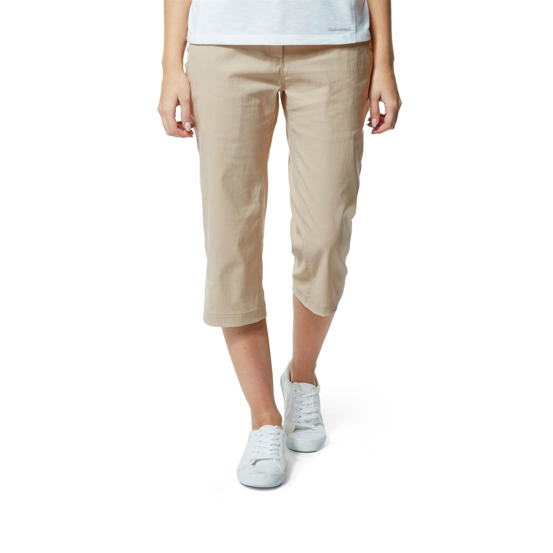 Craghoppers Womens Kiwi Pro Crop Trousers Zipped Pockets UPF - Picture 13 of 27