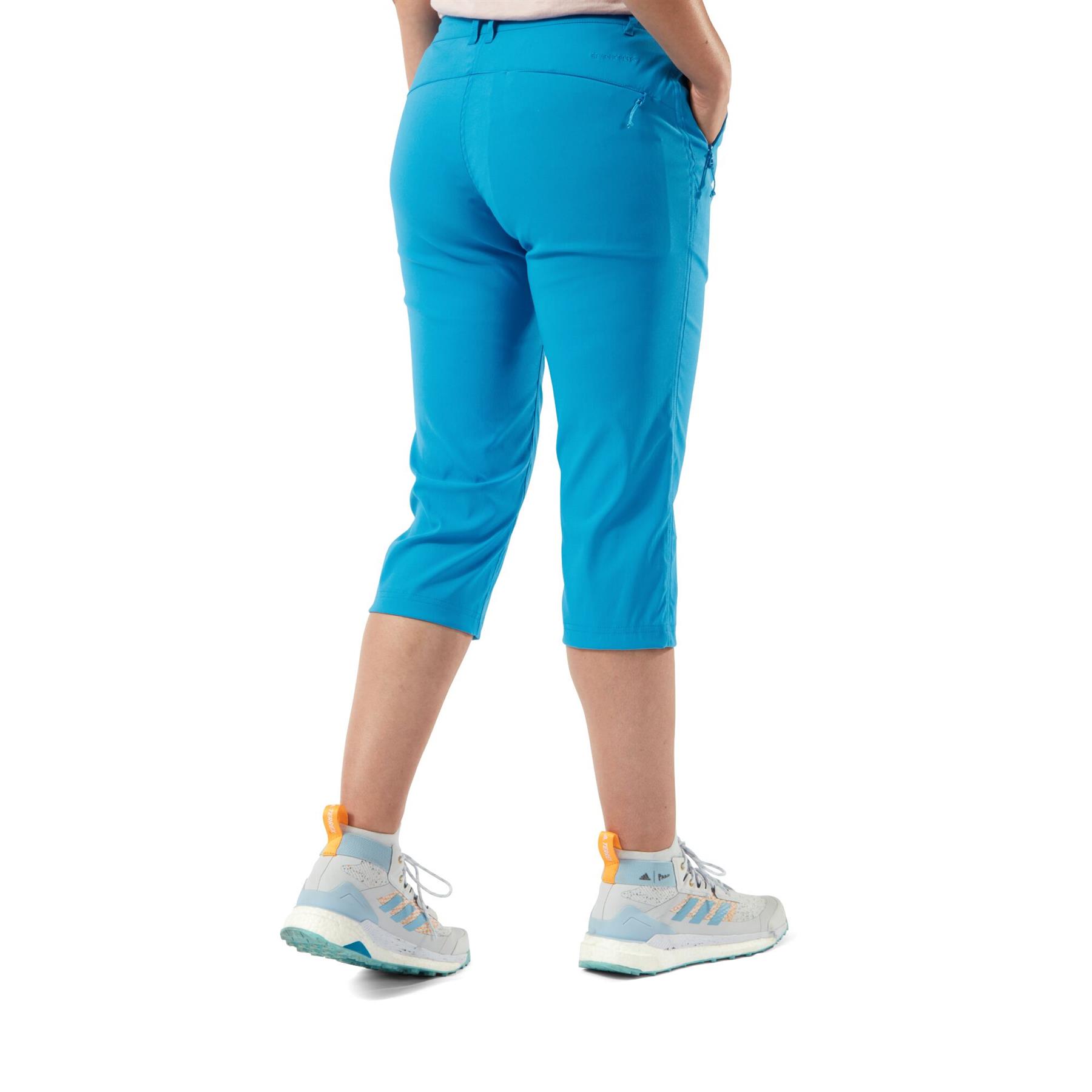 Craghoppers Womens Kiwi Pro Crop Trousers Zipped Pockets UPF - Picture 17 of 27