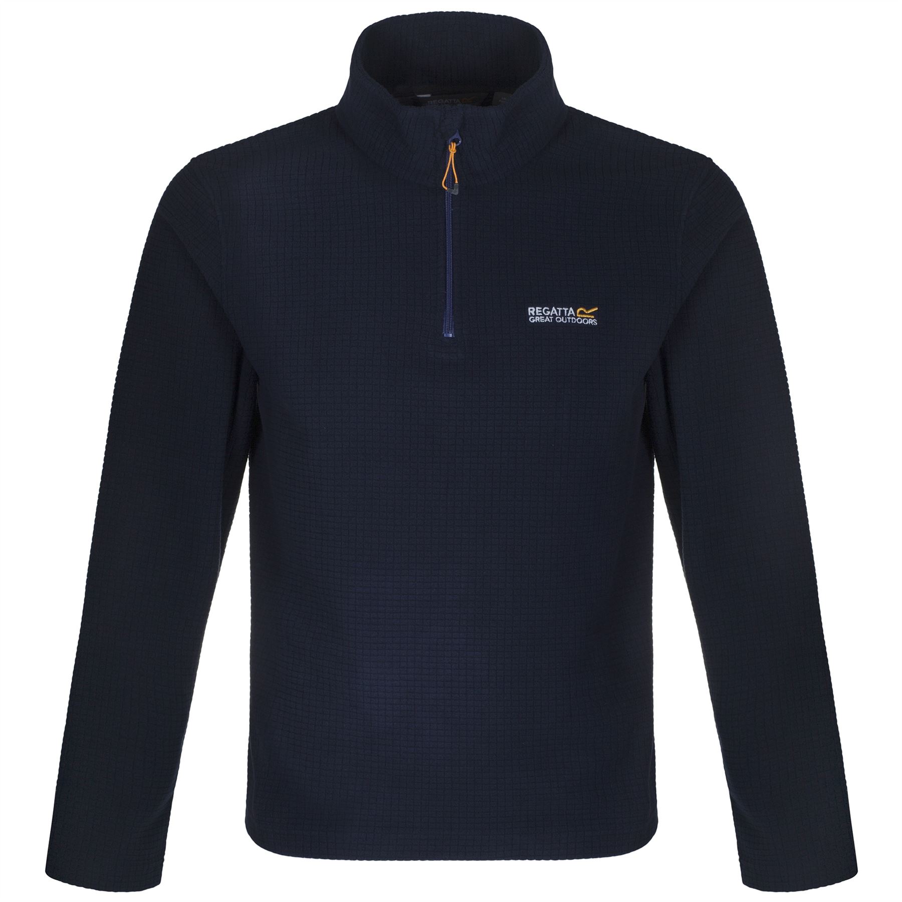 Regatta Mens Elgon Hazy Blue Brooklyn Half Zip Lightweight Fleece - Picture 7 of 32