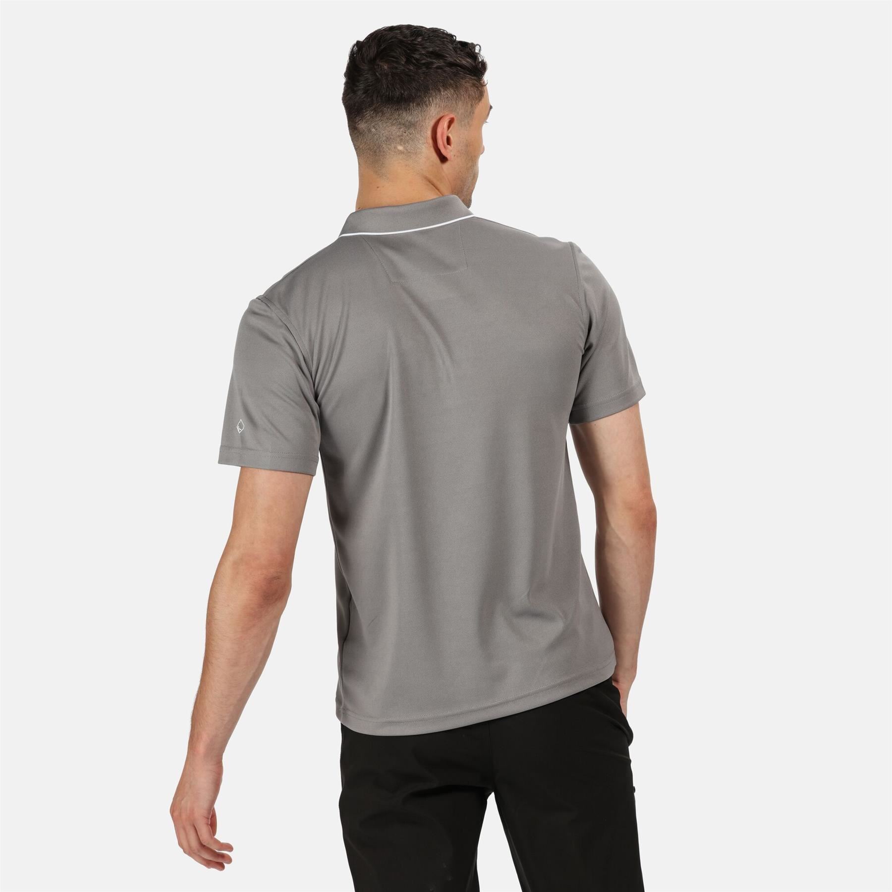 Regatta Mens Summer Polo Shirt S-4XL Coolweave Quick Dry Wicking T Shirt - Picture 37 of 62