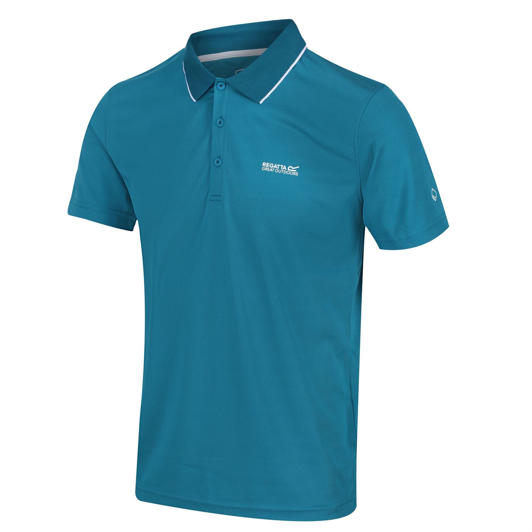 Regatta Mens Summer Polo Shirt S-4XL Coolweave Quick Dry Wicking T Shirt - Picture 35 of 62