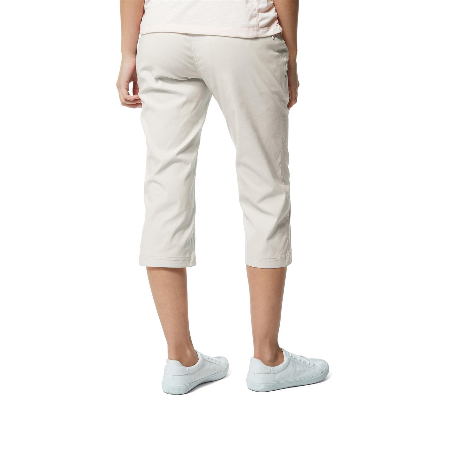 Craghoppers Womens Kiwi Pro Crop Trousers Zipped Pockets UPF - Picture 11 of 27