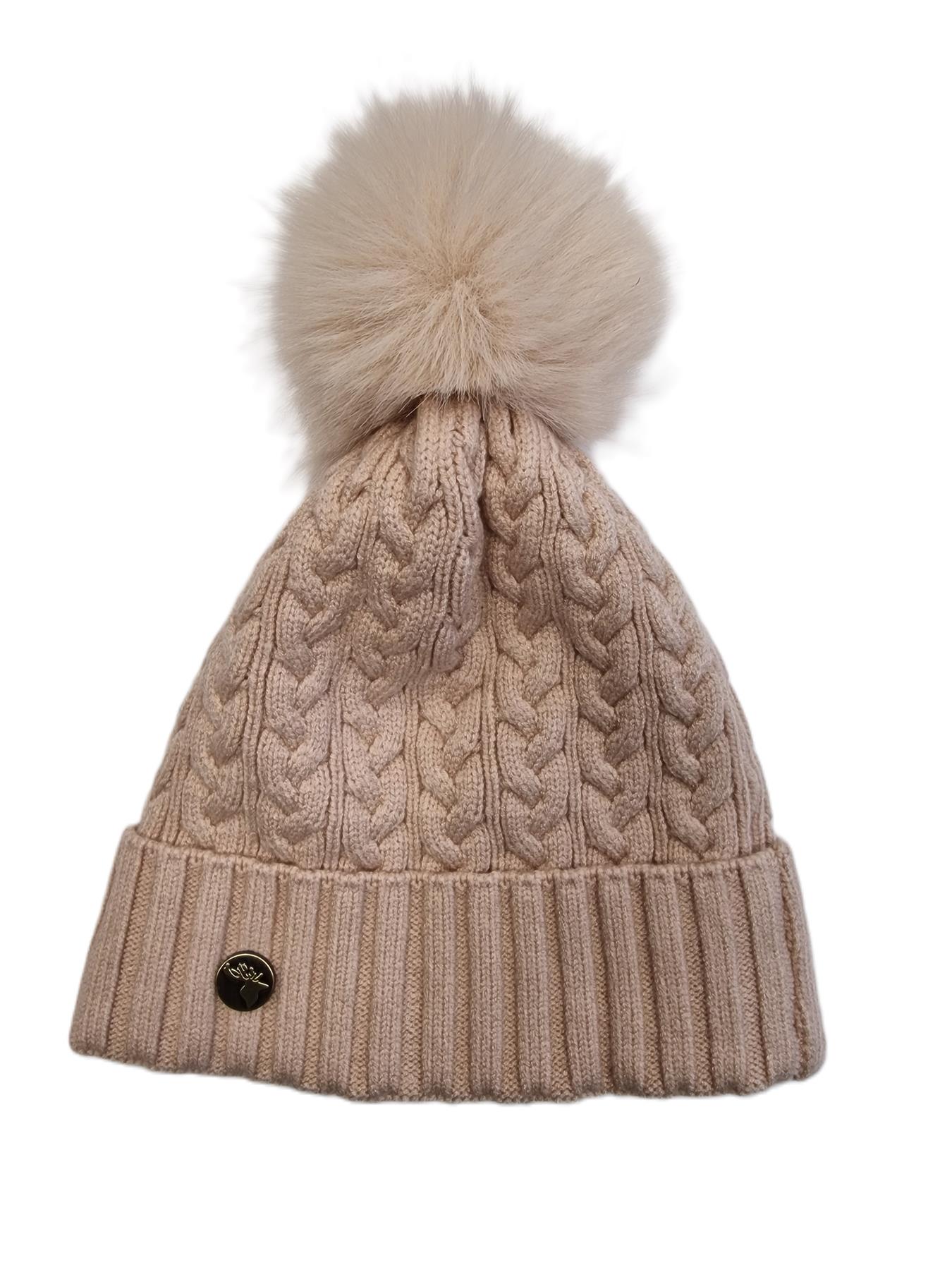 Durio Winter Hats For Women - Cable Knit Beanie, Fleece Lined, Soft Acrylic, Colors D Pink/Yellow/Burgundy/Beige - View #7