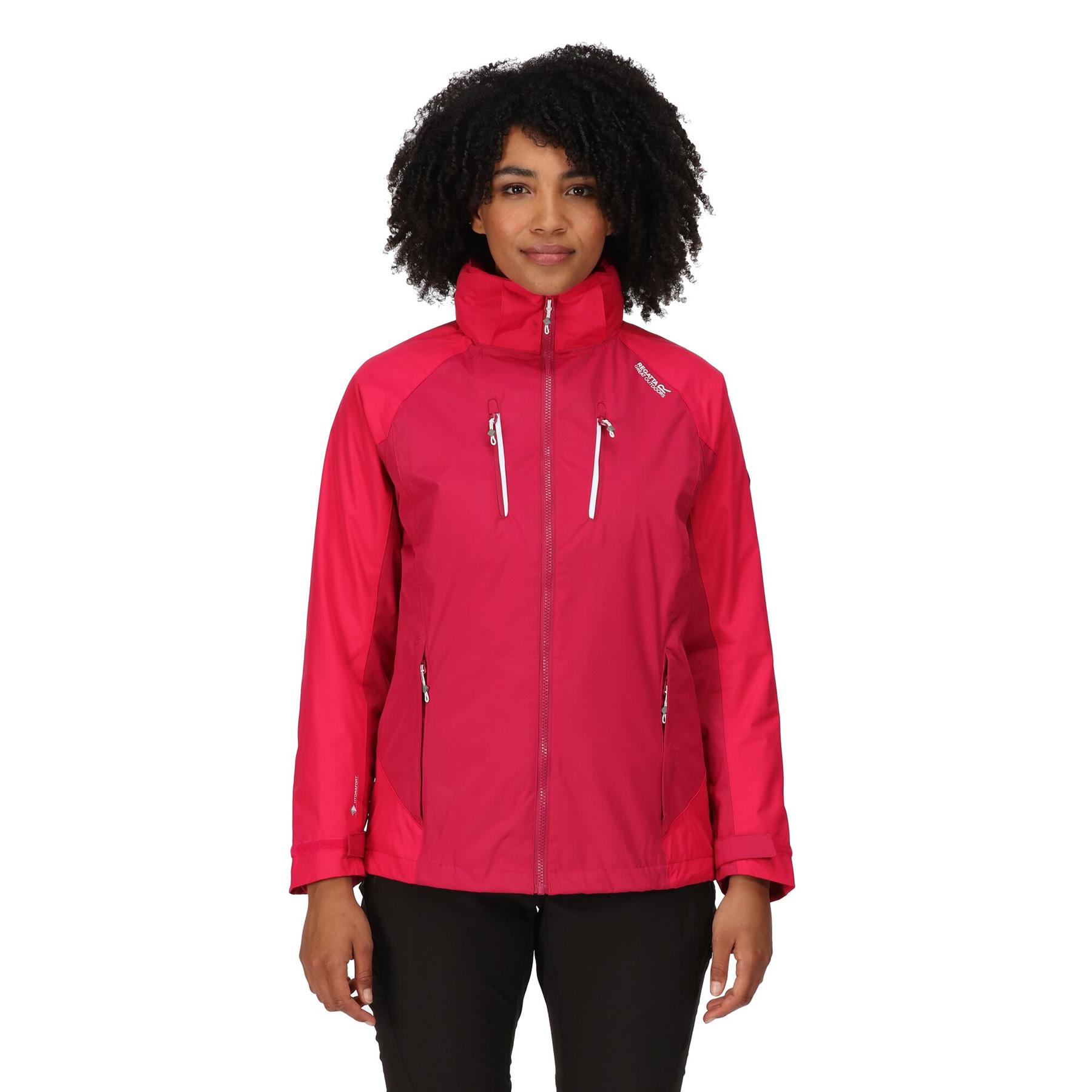 Regatta Womens Calderdale IV Hooded Waterproof Jacket Zipped Pockets - Picture 5 of 48