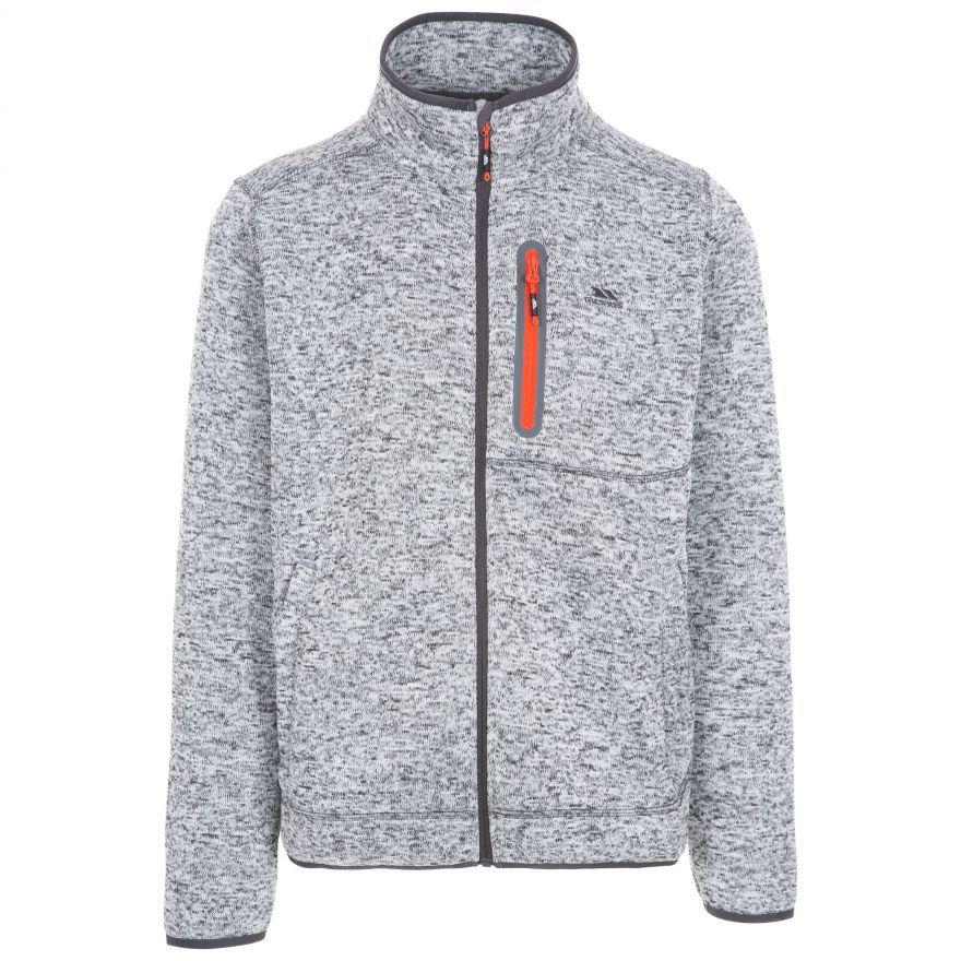 Chaqueta de lana Trespass para hombre con cremallera completa para mujer caminar senderismo informal Bingham - Imagen 3 de 8