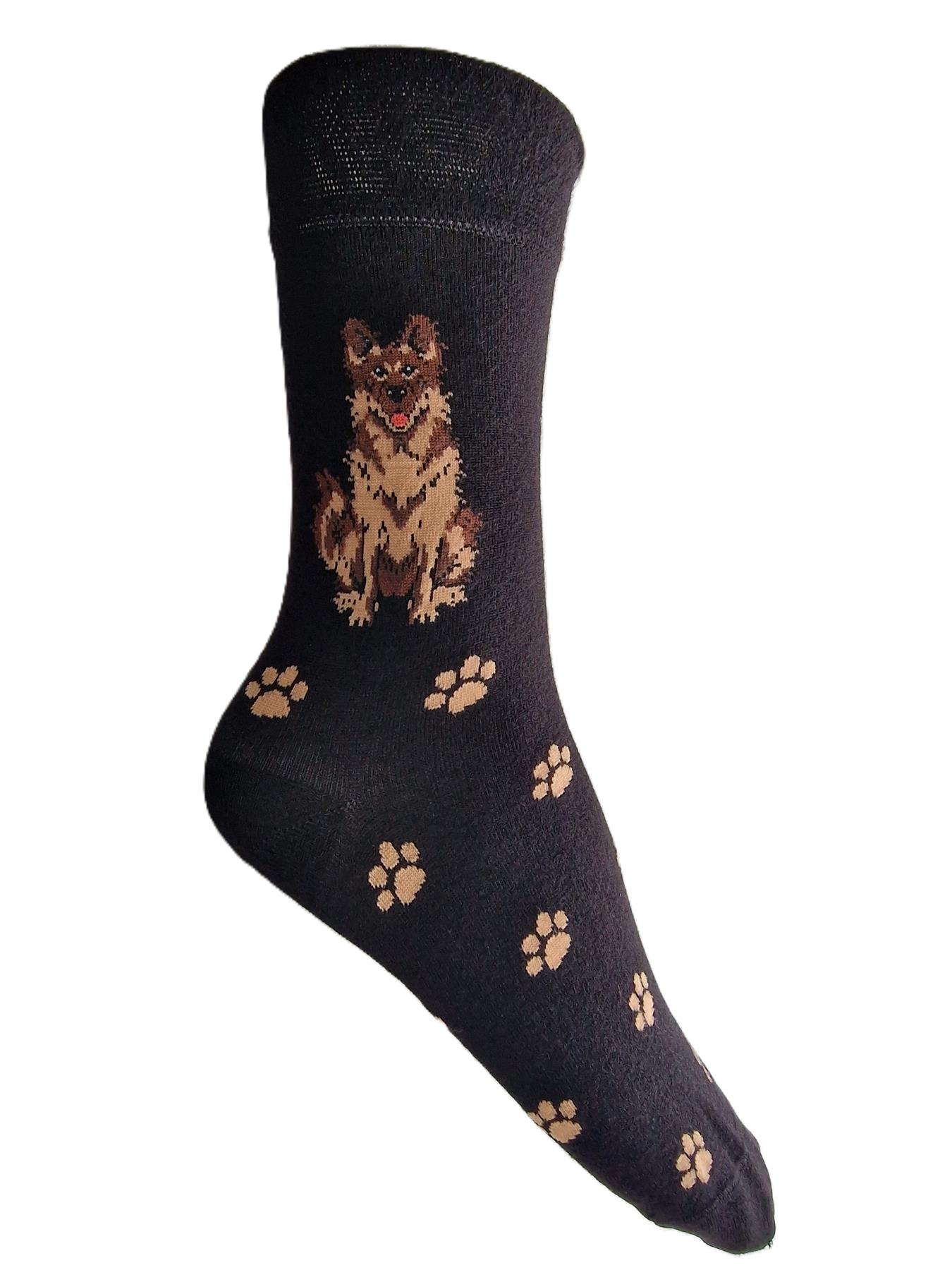 Ladies Dog Lover Novelty Socks Paw Print Bamboo Blend 4-8 - Picture 2 of 35