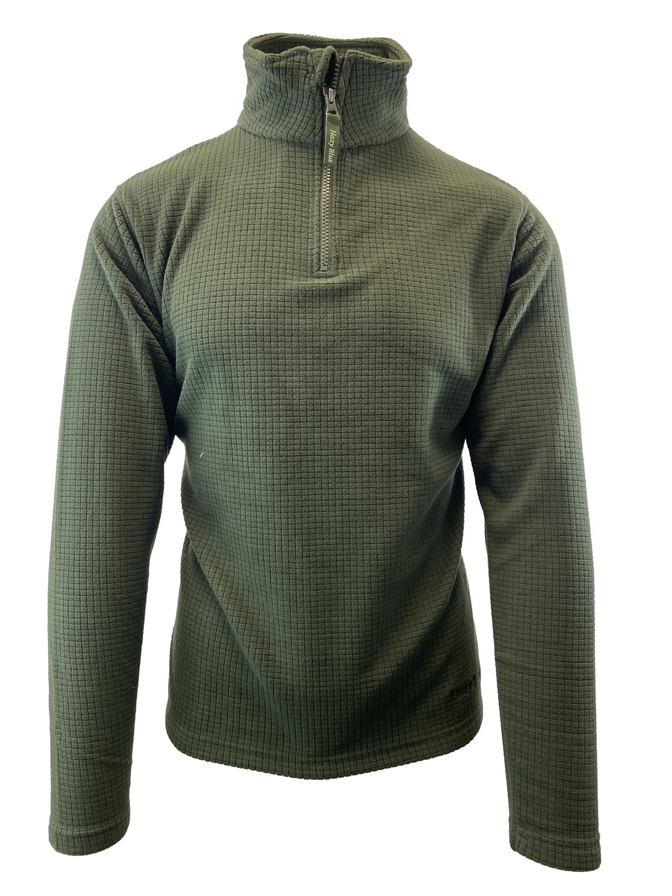 Regatta Mens Elgon Hazy Blue Brooklyn Half Zip Lightweight Fleece - Picture 24 of 32