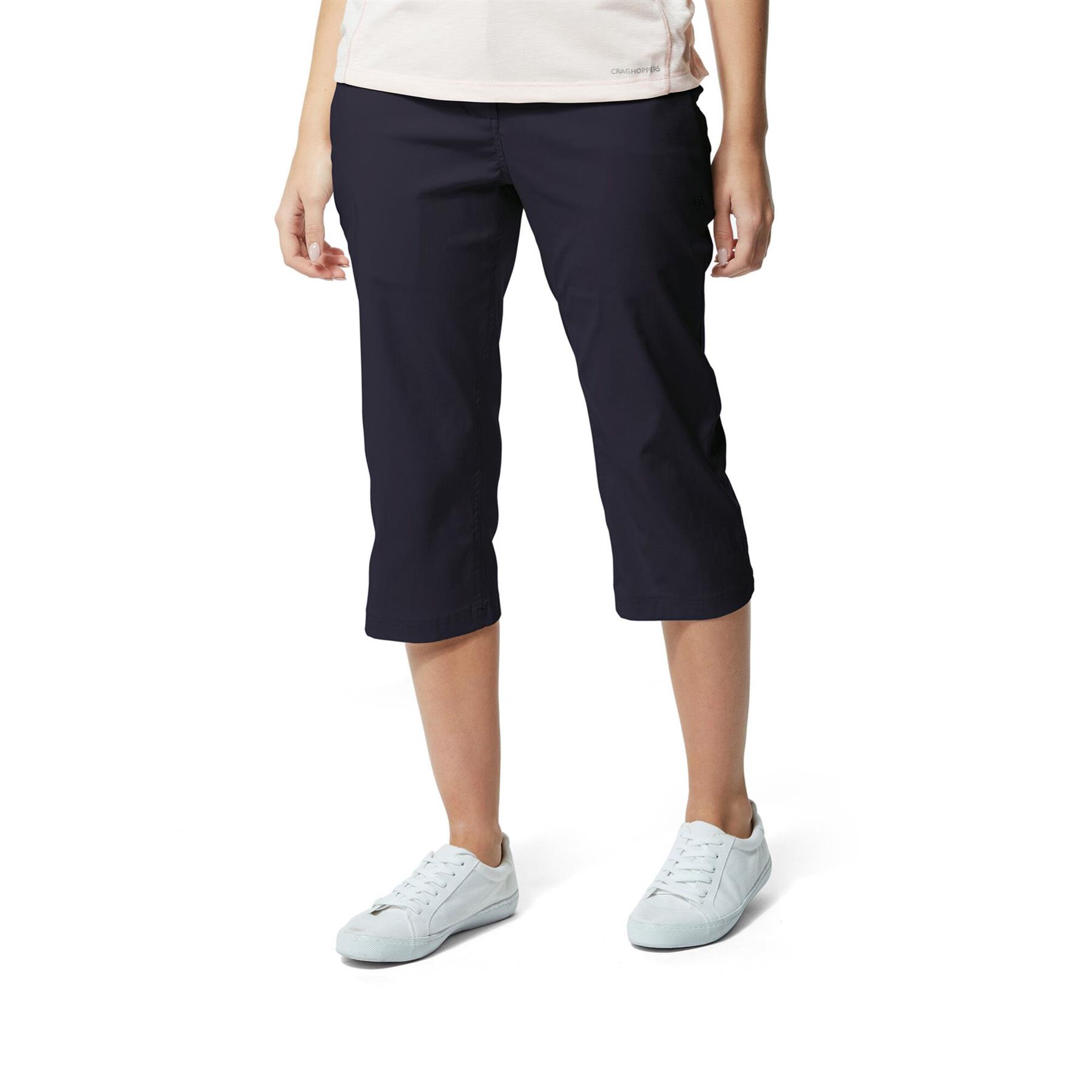 Craghoppers Womens Kiwi Pro Crop Trousers Zipped Pockets UPF - Picture 7 of 27