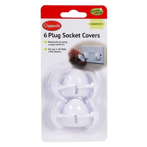 Clippasafe Socket Protector Electric Plug Cover Baby Proof Child Safety