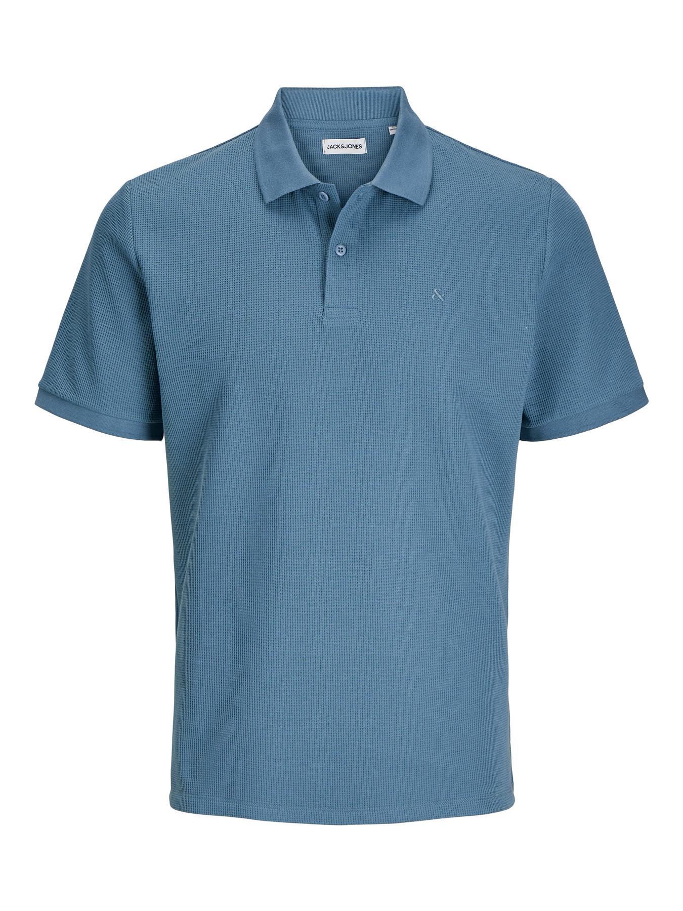 Jack & Jones Short Sleeves Polo Shirt For Men (JJEAUSTIN) in 4 Colours, 4XL-7XL - Picture 10 of 12