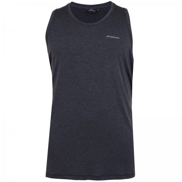 Espionage Men’s Performance Singlet LW148 in Navy Marl 2XL-8XL