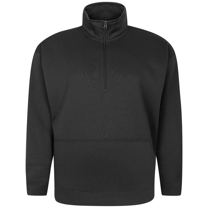 Sudadera Espionage Media Cremallera Para Hombre en 2 Colores, 2XL-8XL - Imagen 3 de 4