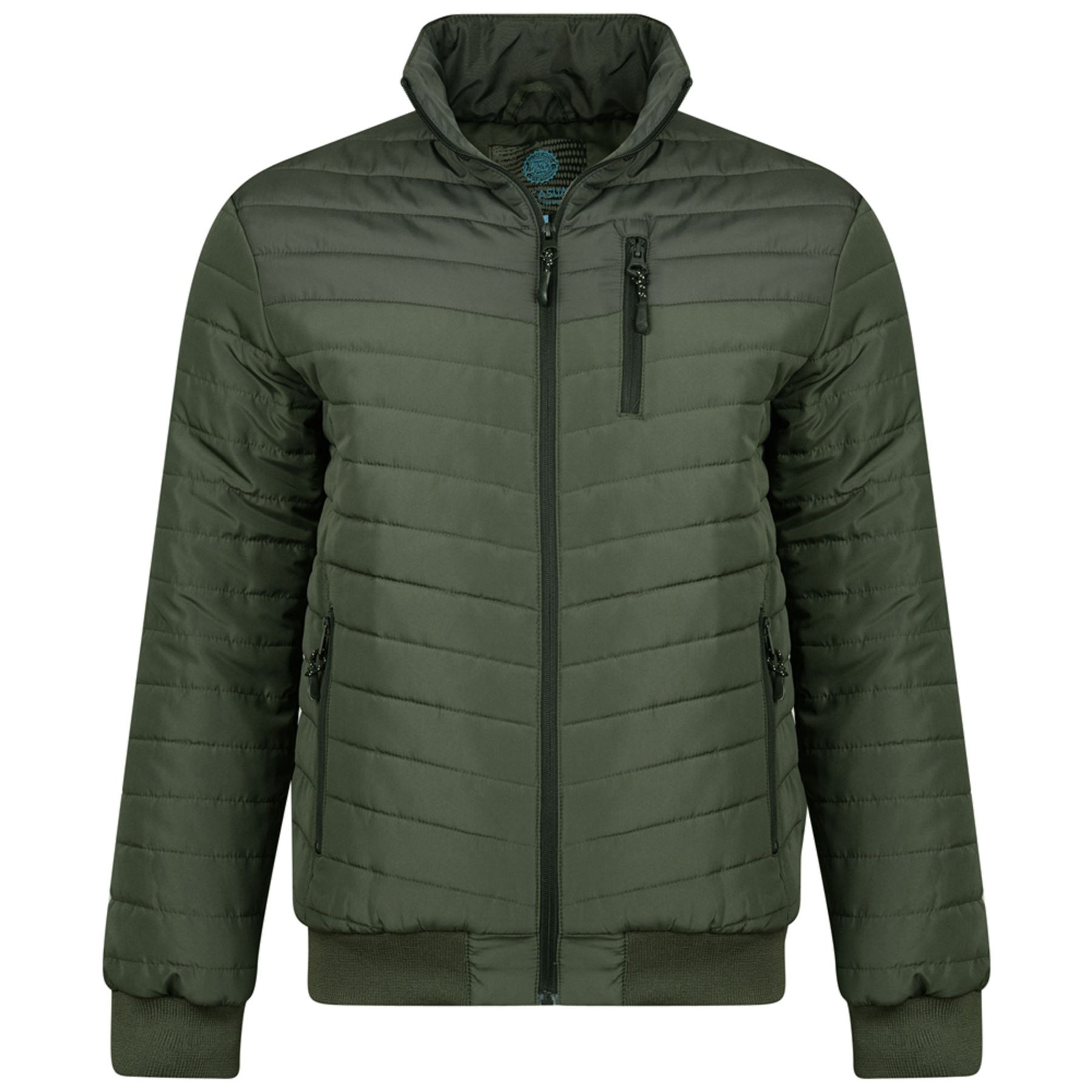 KAM Mens Lightweight Quilted Shell Down Jacket (77) in Army Green eBay
