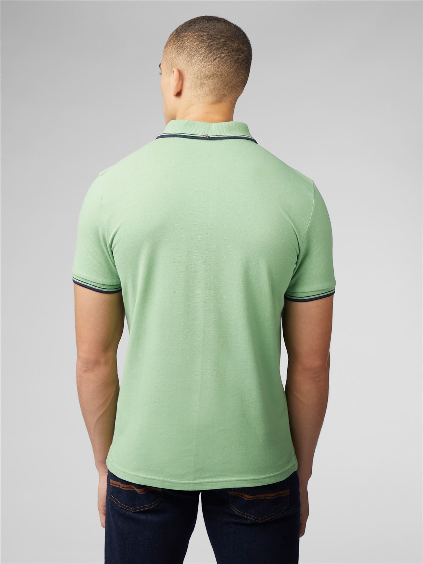 Ben Sherman Men's Short Sleeve Polo Shirt 0077487, 2XL-5XL, 4 Colours - Picture 22 of 35