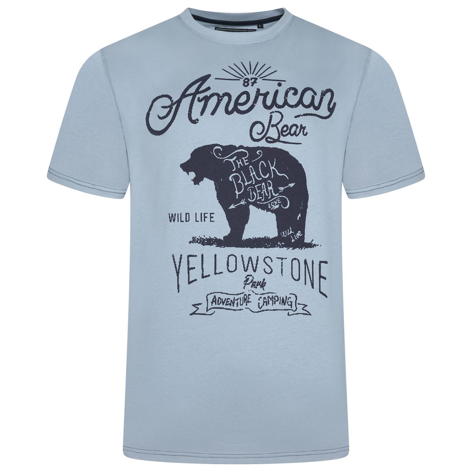 KAM American Bear Printed For Men in 4 Colours, 2XL-8XL