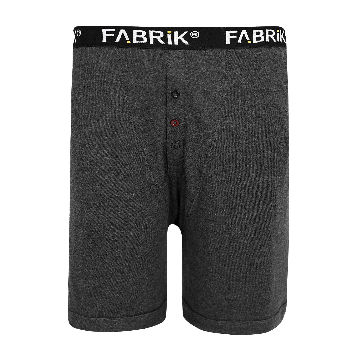 Fabrik Mens 9 Pairs Pack Jersey Boxer Shorts (2418 Black/Charcoal/Navy 2XL-8XL - Picture 13 of 19