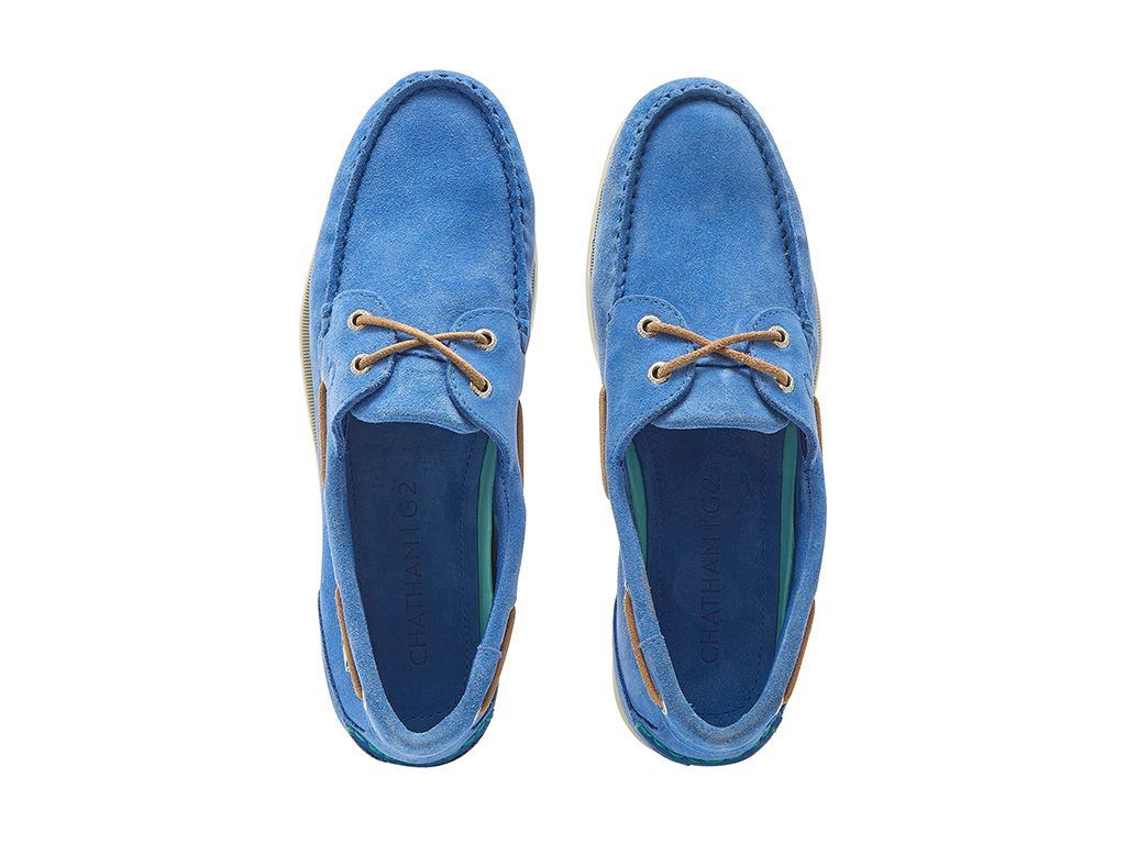 Chatham Wildleder Bootsschuhe für Herren - Compass II Repello G2 in blau, 6-15 - Bild 8 von 16
