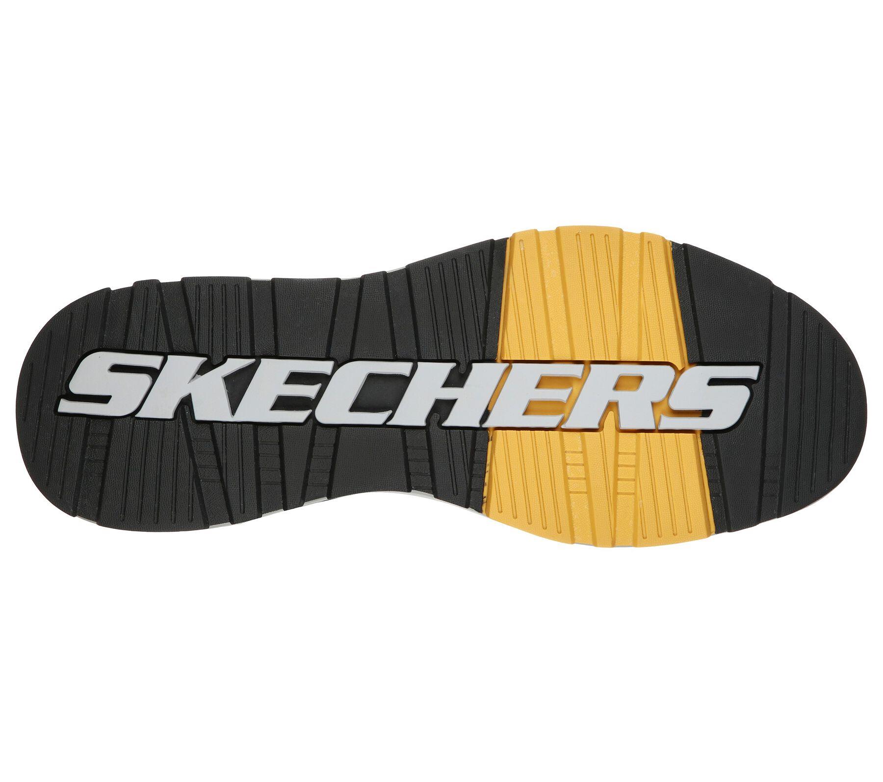 Skechers Hombres Calce Relajado Rozier - Zapatos Mancer Confort Cuero en Negro 7-13 - Imagen 10 de 13