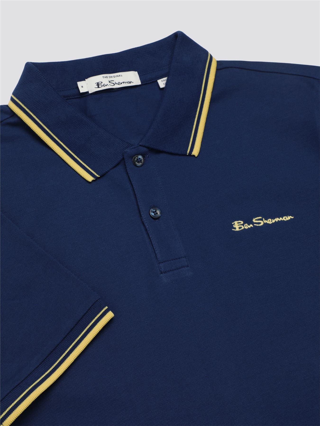 Ben Sherman Men's Short Sleeve Polo Shirt 0077487, 2XL-5XL, 4 Colours - Picture 30 of 35