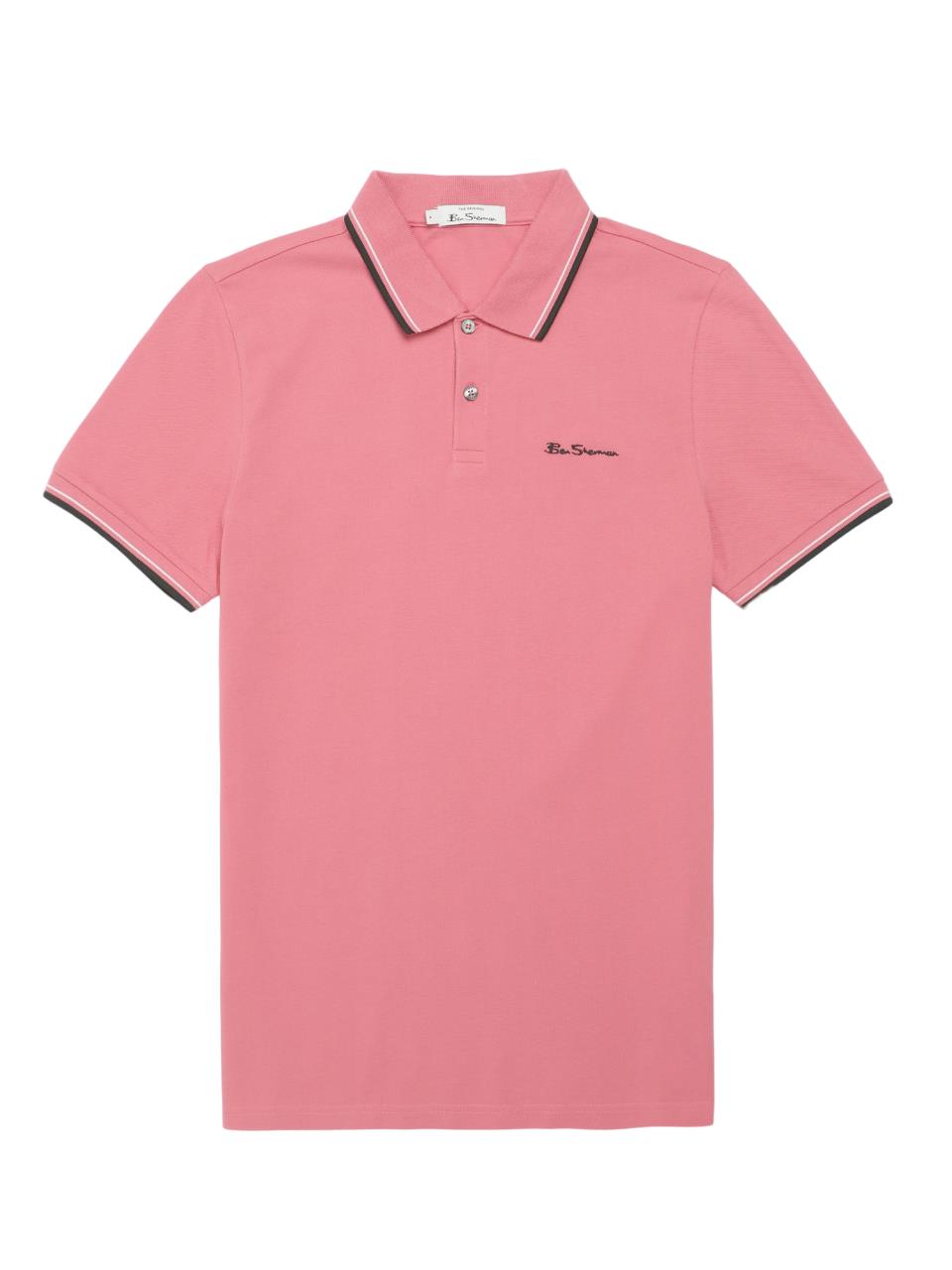 Ben Sherman Men's Short Sleeve Polo Shirt 0077487, 2XL-5XL, 4 Colours - Picture 8 of 35
