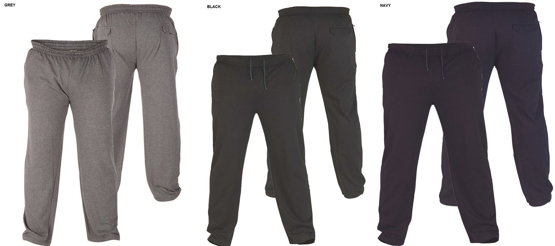 New Mens Big /& Tall Kam Soft shell joggers jog Lined Bottom light weight Bottoms