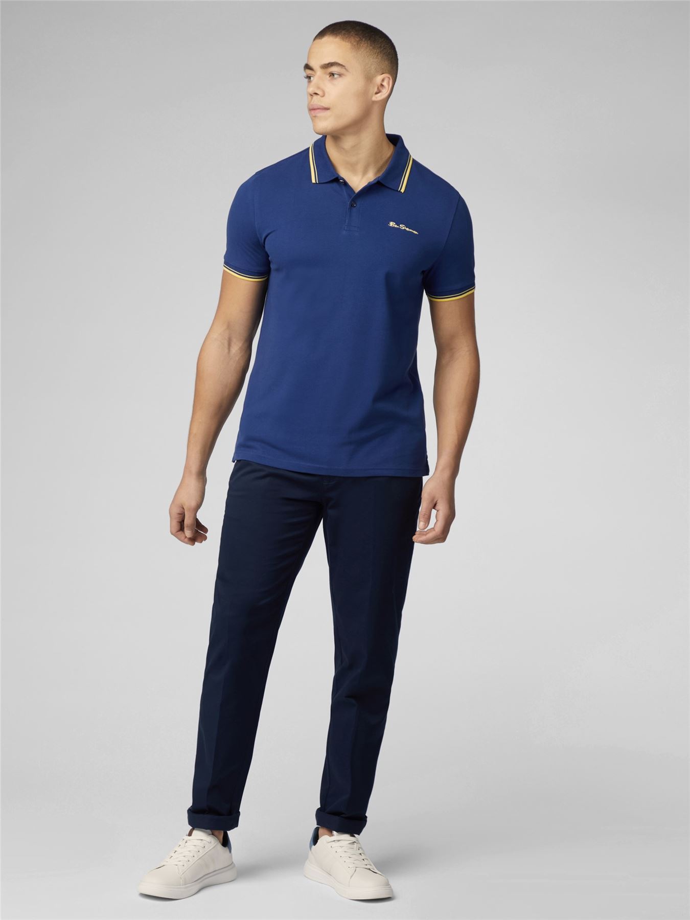 Ben Sherman Men's Short Sleeve Polo Shirt 0077487, 2XL-5XL, 4 Colours - Picture 33 of 35