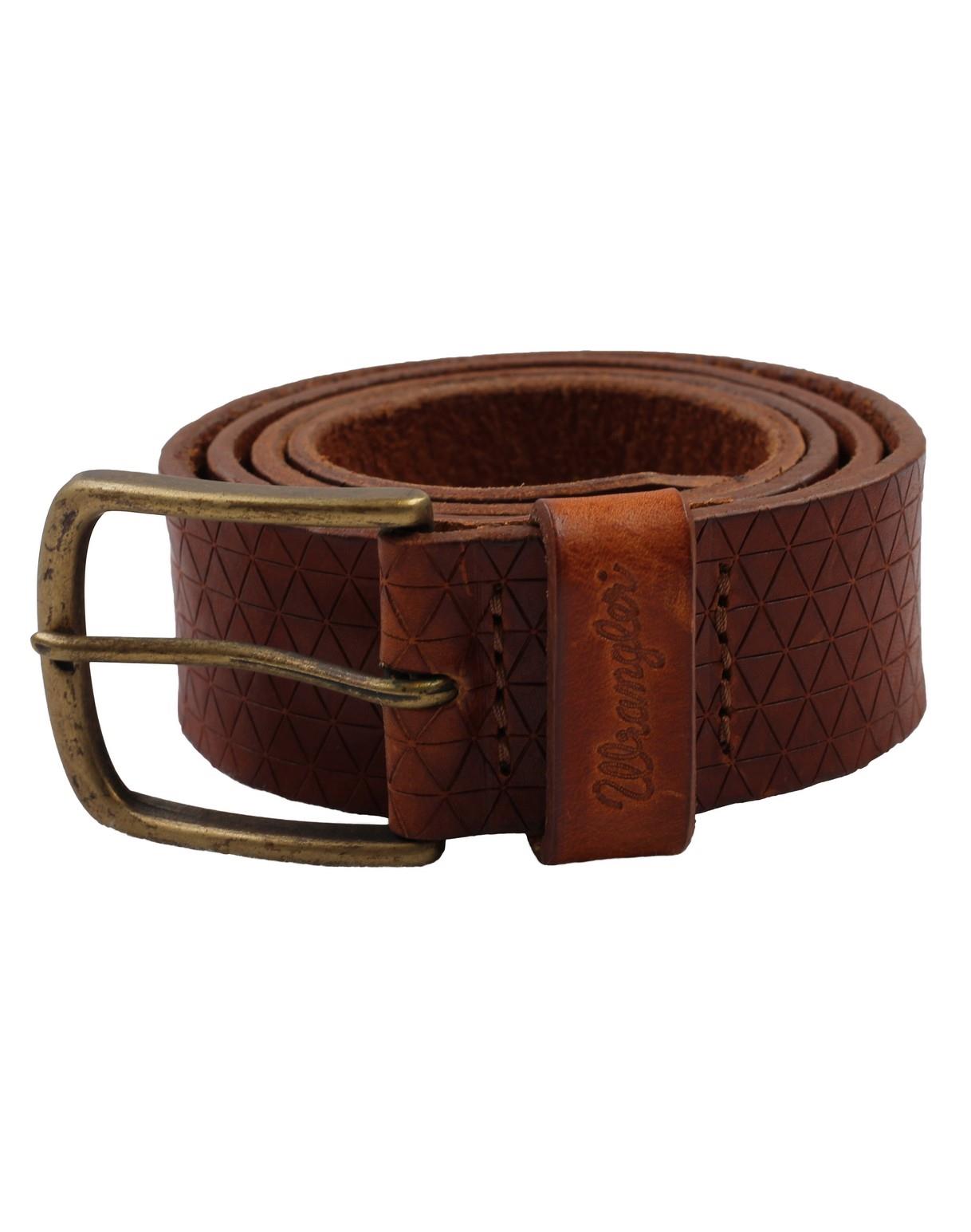 Cinturón de cuero Geniune trenzado en relieve Wrangler para hombre talla 85 - 115, 2 colores - Imagen 10 de 11