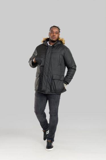 Chaqueta estilo parka LOVETT talla grande D555 para hombre 2XL a 8XL - Imagen 6 de 10