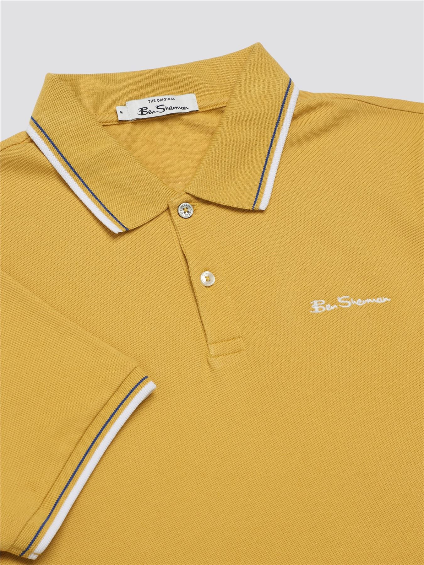 Ben Sherman Men's Short Sleeve Polo Shirt 0077487, 2XL-5XL, 4 Colours - Picture 24 of 35