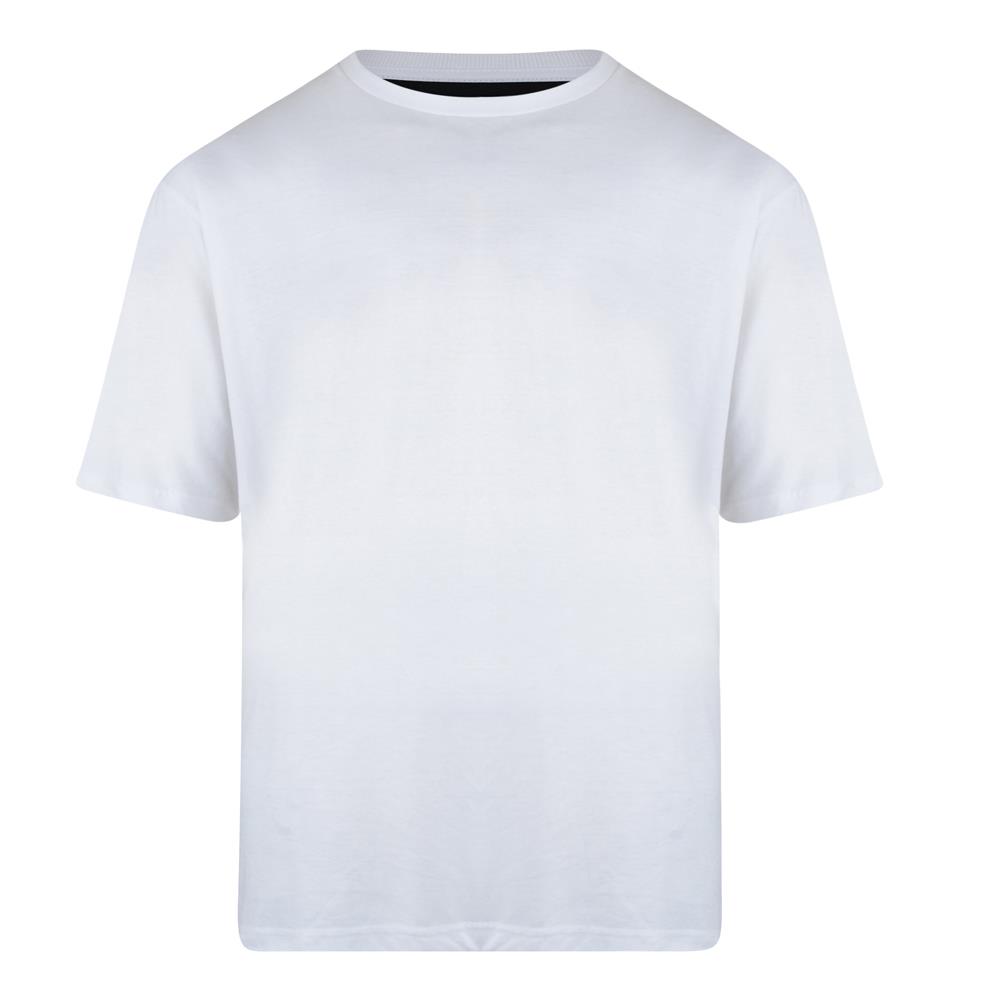 Camiseta lisa de algodón puro talla grande KAM para hombre talla 2XL-12XL, 10 colores - Imagen 11 de 12