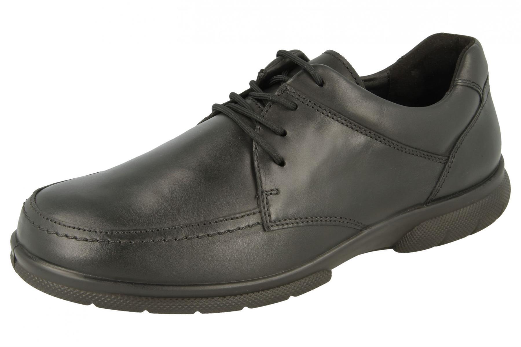 Mens (Morgan 2) 2V Fit By Db Shoes in Black leather UK7 to UK14 - Produktbild 1