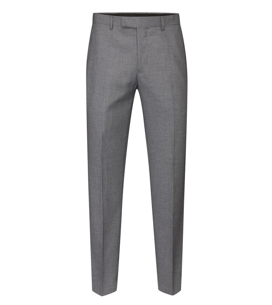 Skopes Men’s Harcourt Tapered Fit Trouser in Silver 28 Short to 56 Long
