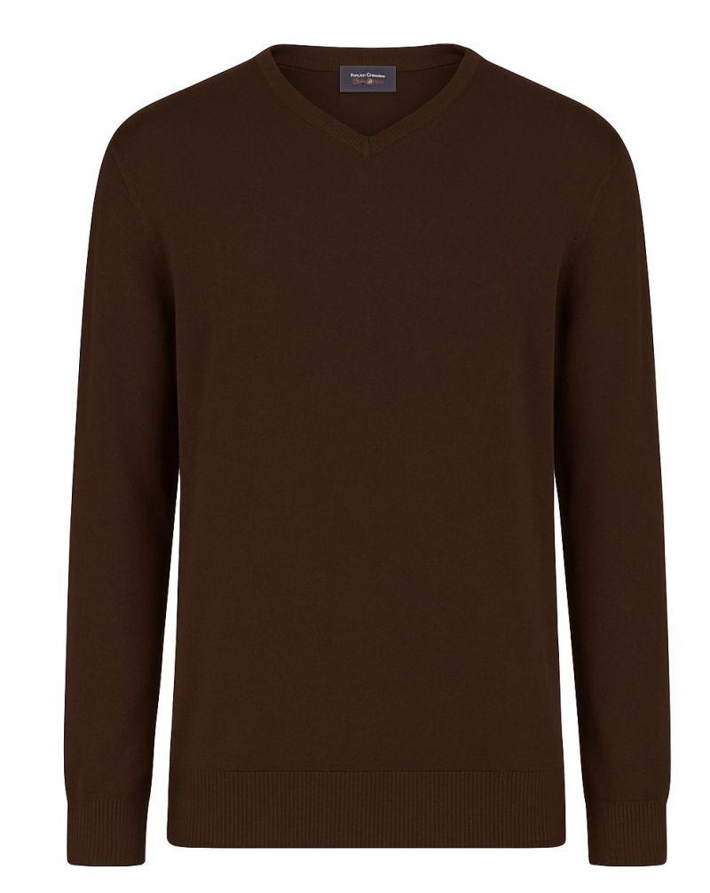 Spionage Pullover mit V-Ausschnitt für Herren in 4 Farben, 2XL-8XL - Bild 2 von 4