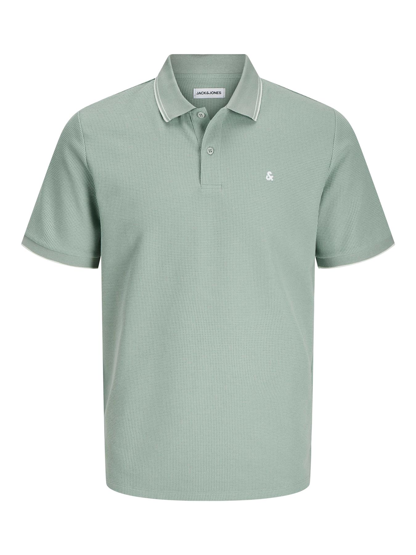 Jack & Jones Short Sleeves Polo Shirt For Men (JJEAUSTIN) in 4 Colours, 4XL-7XL - Picture 5 of 12