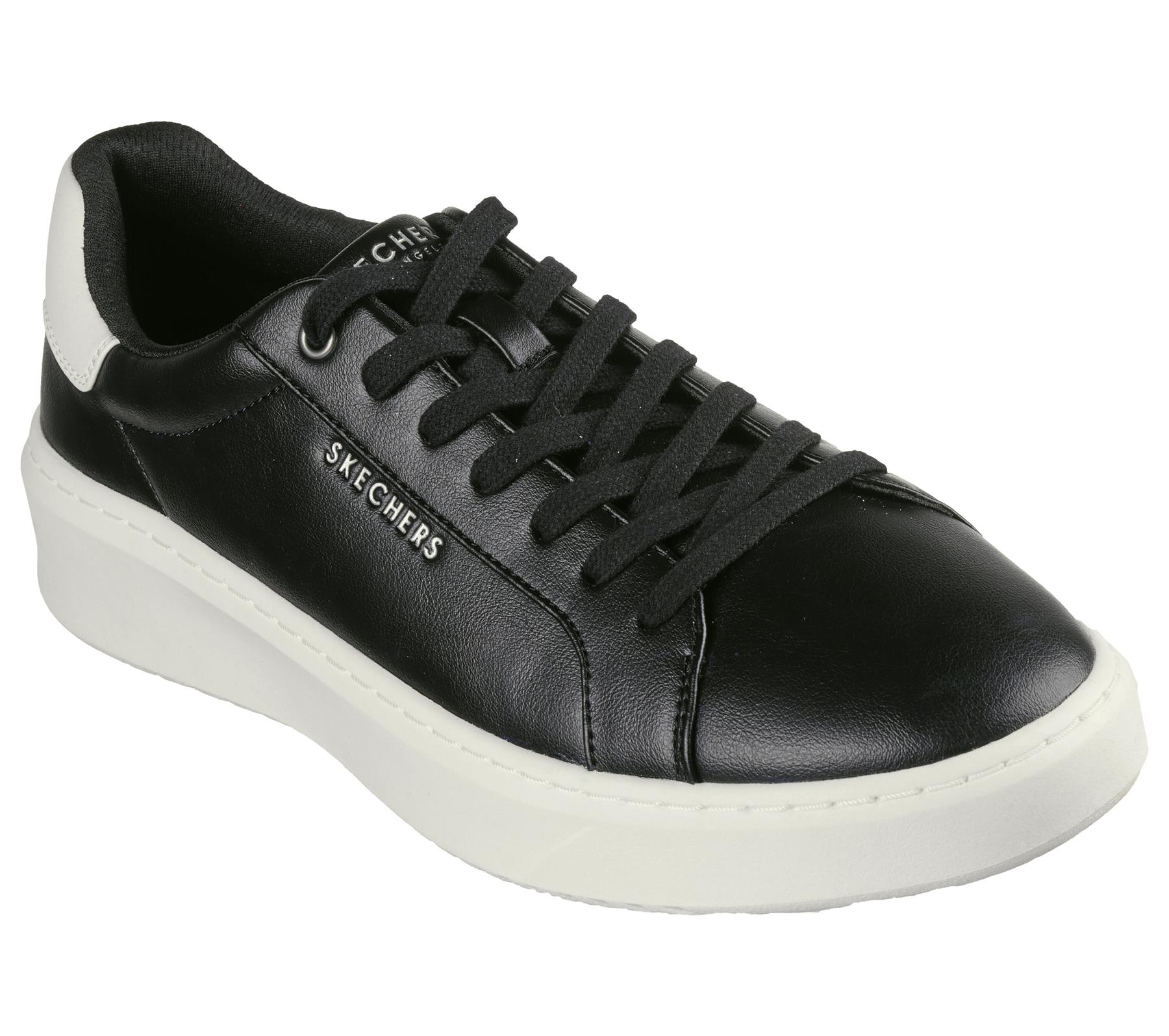 ‪ꪔ̤̮i‪ꪔ̤̮i　0509 Skechers Court Break Suit Sneaker Mens Black Lifestyle