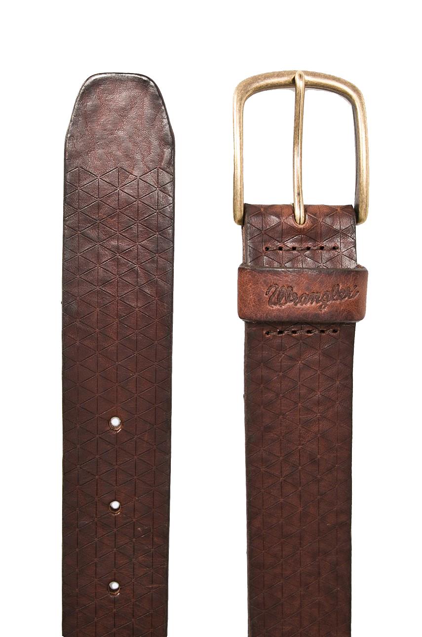 Cinturón de cuero Geniune trenzado en relieve Wrangler para hombre talla 85 - 115, 2 colores - Imagen 7 de 11