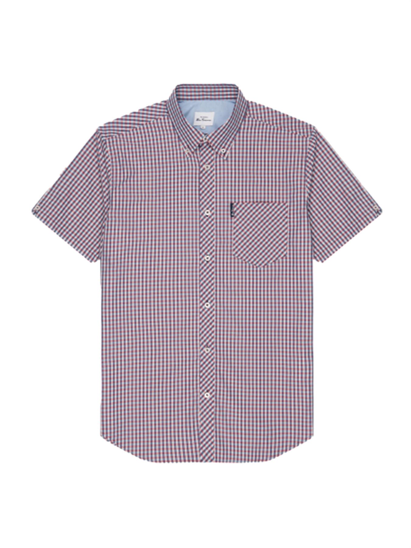 Ben Sherman Kurzarmhemd mit Gingham-Karo (0059142) 2XL-5XL, 6 Farben - Bild 37 von 54