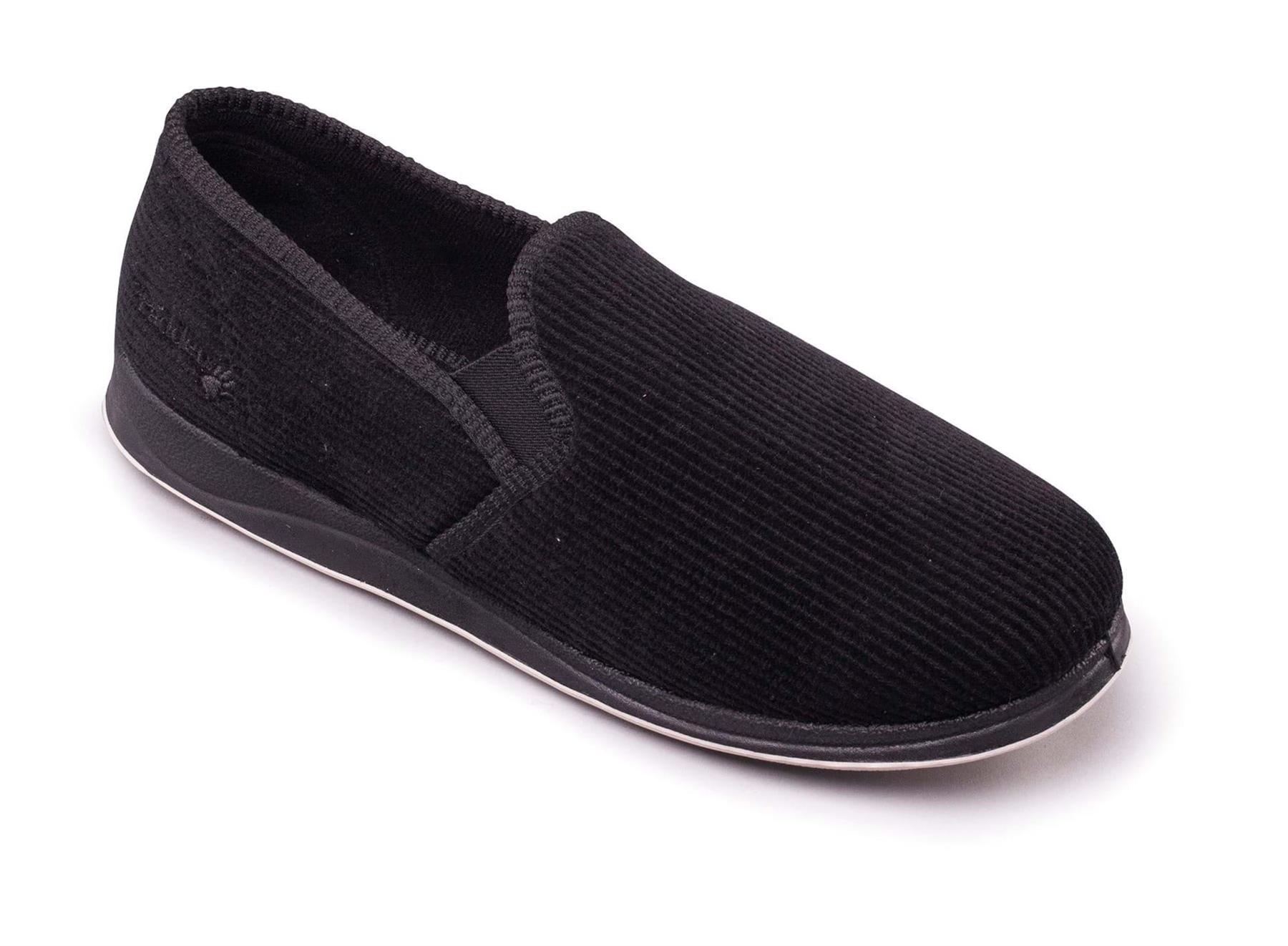 mens wide fit slippers