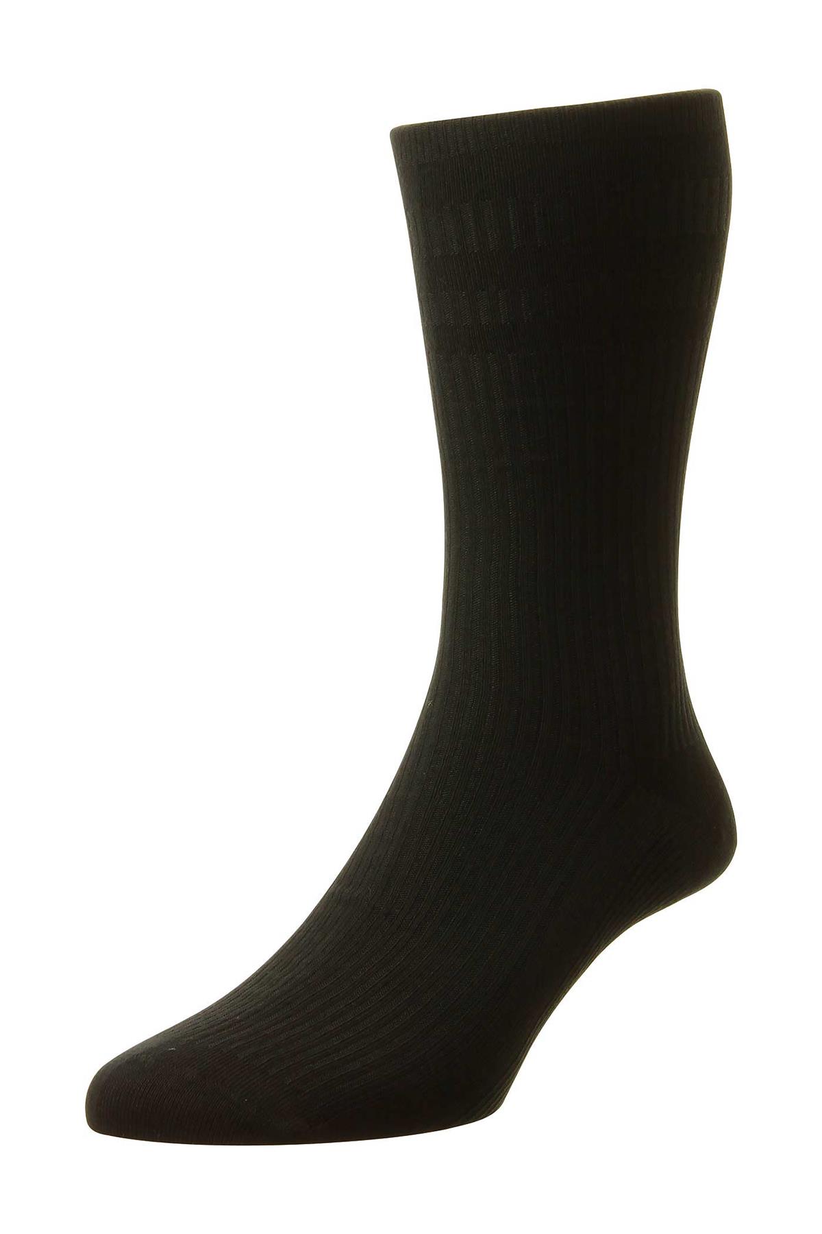 HJ Herren Bambus Reich Extrabreite Softop Socken in 4 Farboptionen, 6-13 - Bild 5 von 10
