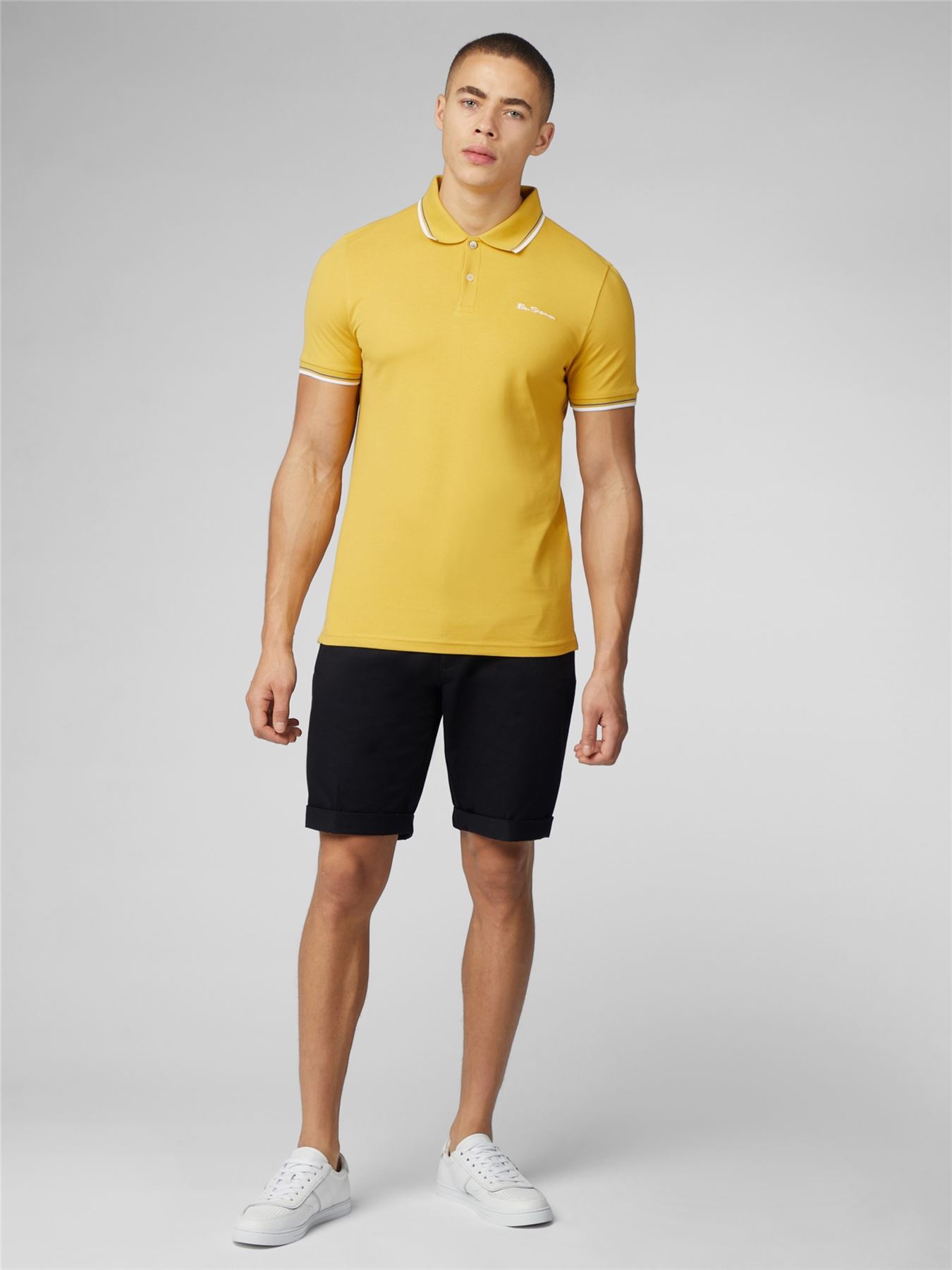 Ben Sherman Men's Short Sleeve Polo Shirt 0077487, 2XL-5XL, 4 Colours - Picture 27 of 35