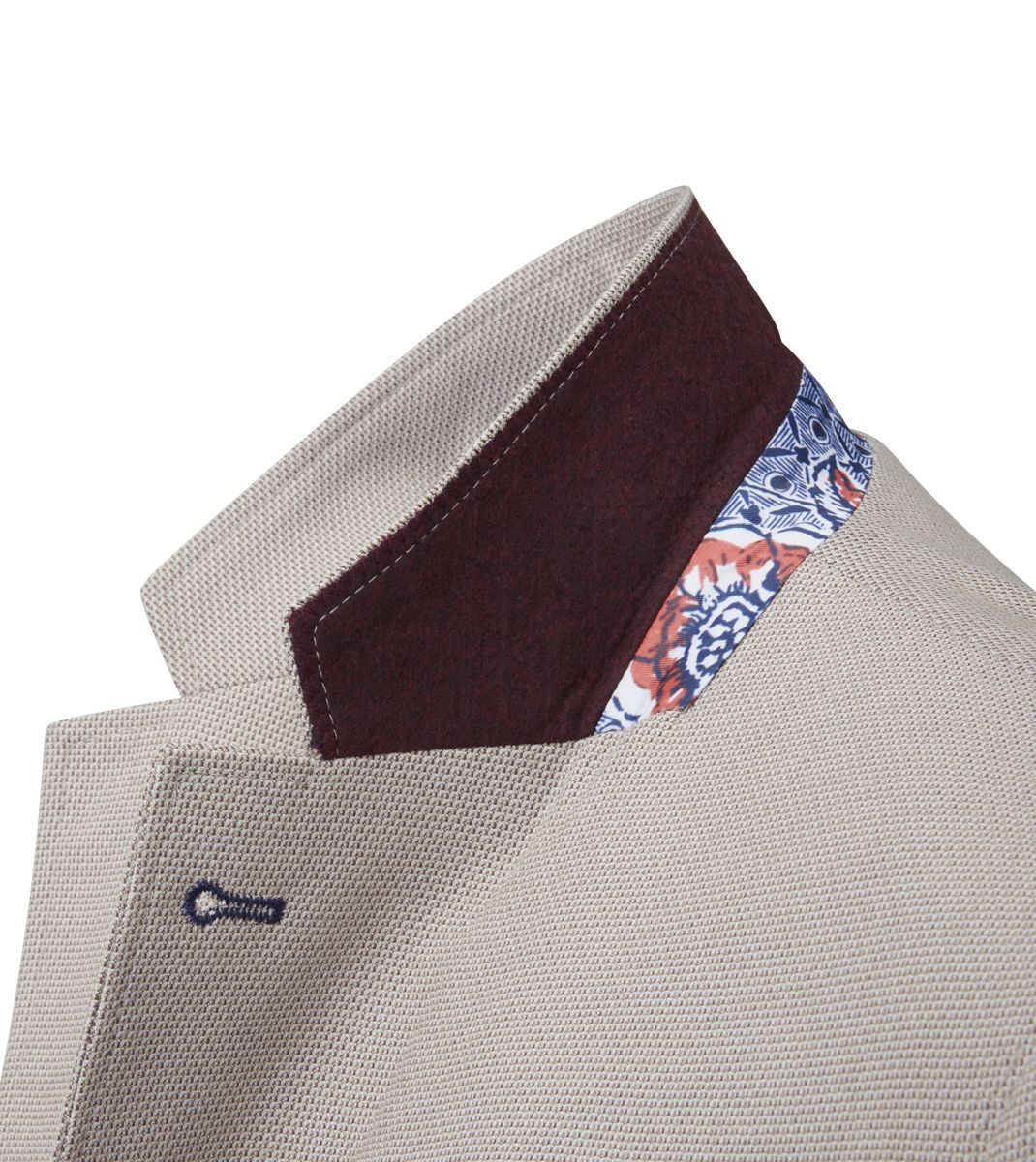 Chaqueta texturizada Skopes Harry para hombre en piedra, 34-62 - Imagen 7 de 17