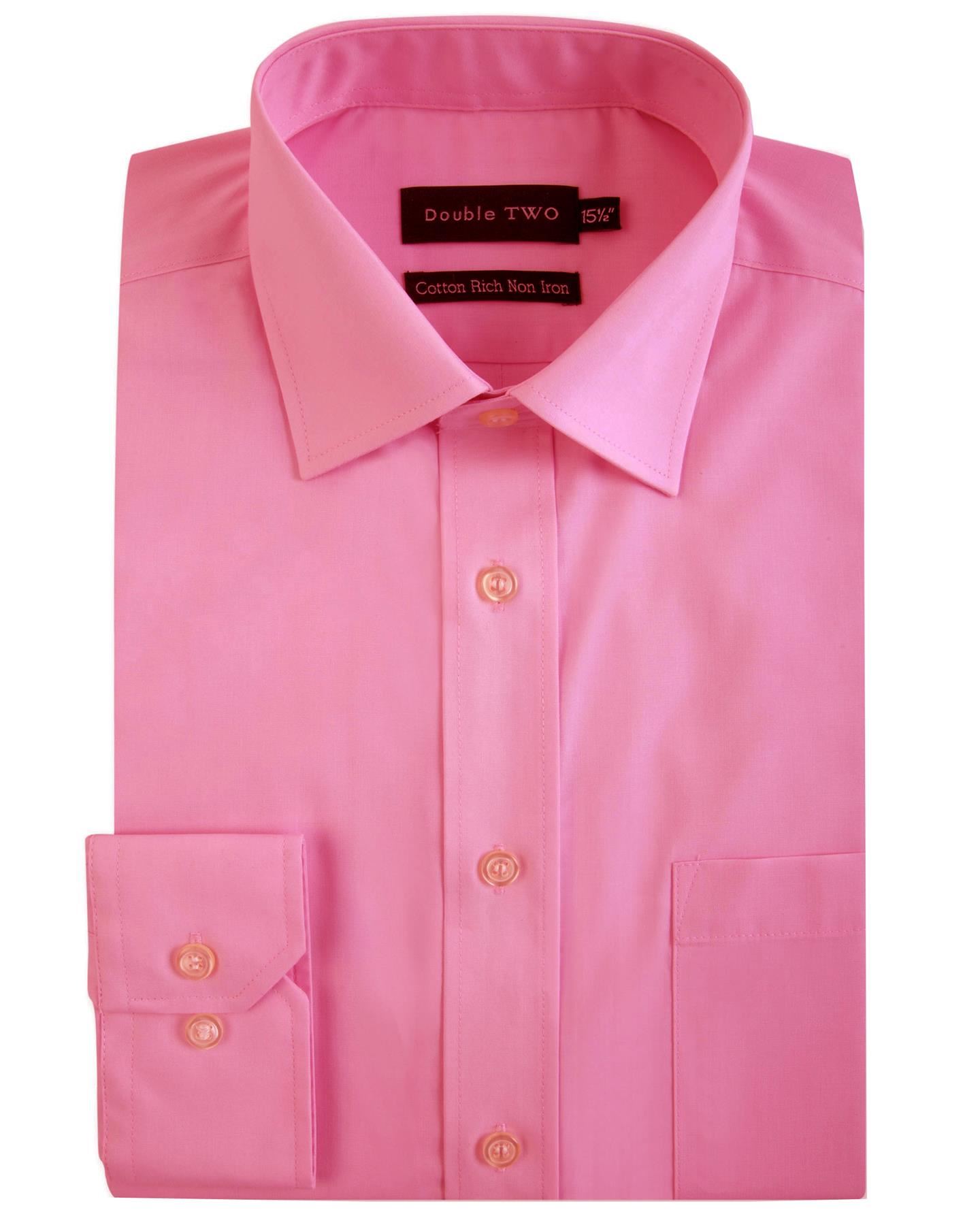Cuello Camisa Formal Doble Dos Para Hombre Manga Larga Algodón Rico Talla 14.5 A 23 - Imagen 35 de 42