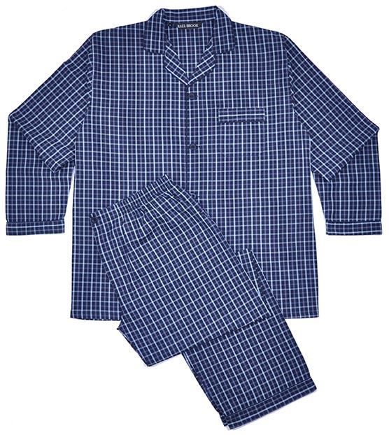 Rael Brook Checked Pyjama Set in size Small-4XL Multiple Options