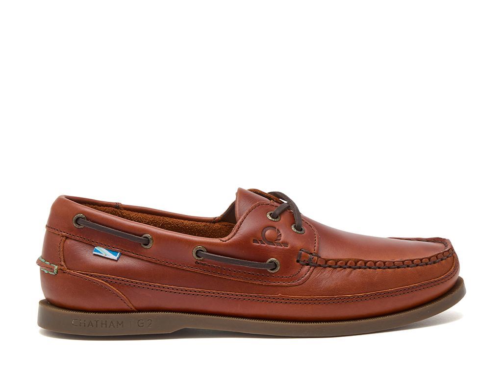 Chatham Leder Bootsschuhe für Herren - Kayak II G2 in Chestnut, 6-15 - Bild 9 von 16