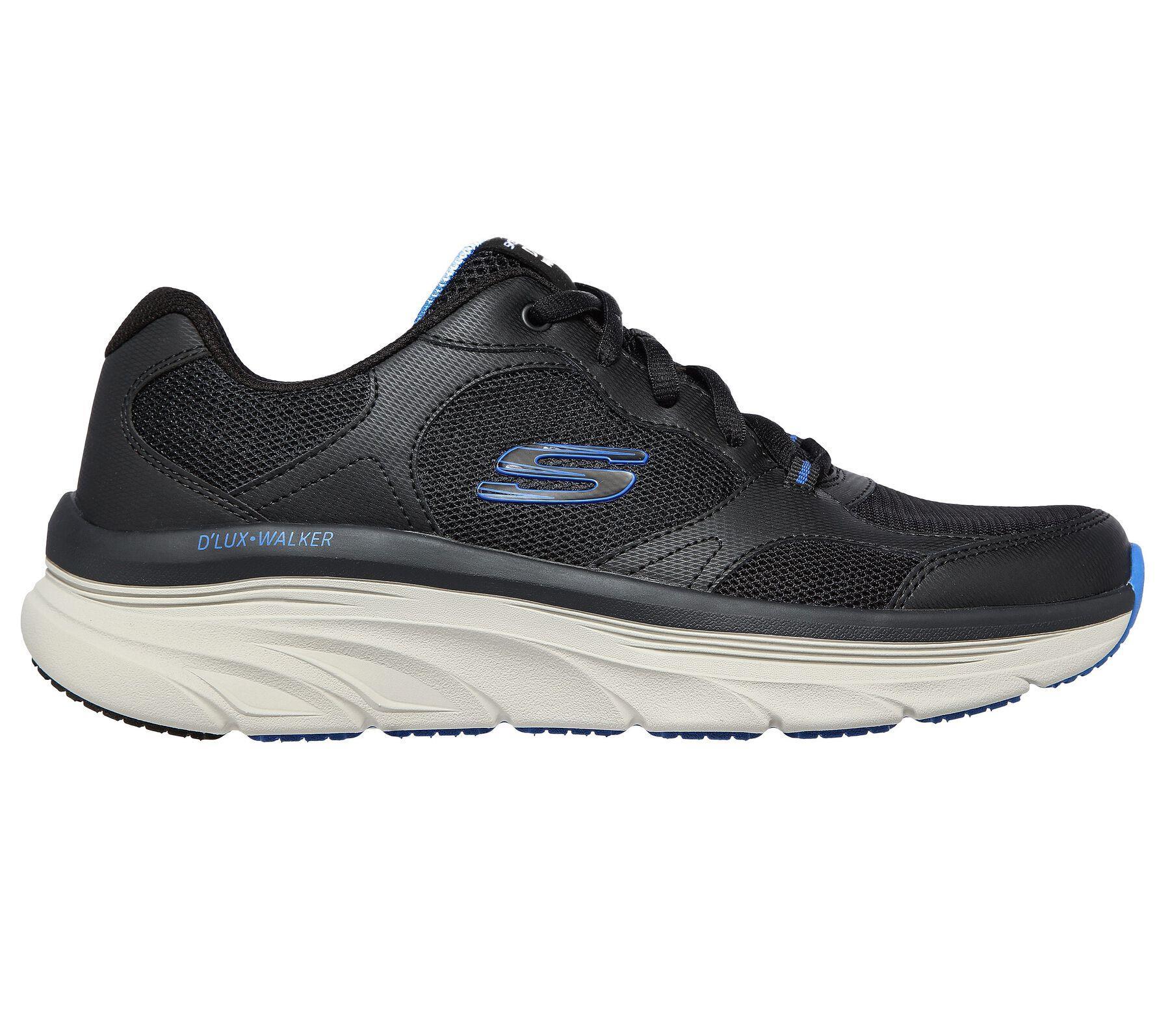 Skechers Herren Relaxed Fit D'Lux Walker - Mainstream in Schwarz Gr.UK6 bis UK13 - Bild 11 von 14